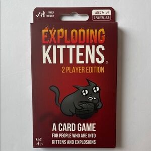 Exploding Kittens 2 Player Card Game NEW